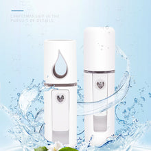 Load image into Gallery viewer, Portable Small Humidifier USB Rechargable Handheld Water Meter Charging Mini Steamed Face Humidifier With/Without Mirror