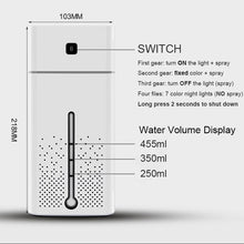 Load image into Gallery viewer, USB portable air humidifier aroma oil diffuser