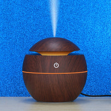 Load image into Gallery viewer, USB Aroma Diffuser Ultrasonic Cool Mist Humidifier Air Purifier 7 Color Change LED Night light for Office Home