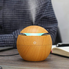 Load image into Gallery viewer, USB Aroma Diffuser Ultrasonic Cool Mist Humidifier Air Purifier 7 Color Change LED Night light for Office Home