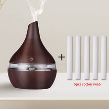 Load image into Gallery viewer, Wood Ultrasonic Air Humidifier