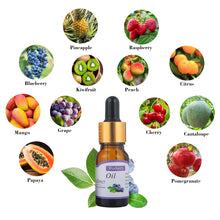 Load image into Gallery viewer, 10ml Fruit Peach Essential Oil For Humidifier For Diffuser Aromatherapy Relieve Stress Pour Pineapple Cherry Oil Skin Care TSLM2