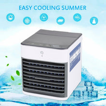 Load image into Gallery viewer, LED USB Home Mini Air Conditioner Portable Air Cooler