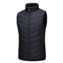 Load image into Gallery viewer, 8 Areas Heated Vest Jacket USB Men Winter Electrical Heated Sleevless Jacket Outdoor Fishing Hunting Waistcoat Hiking Vest