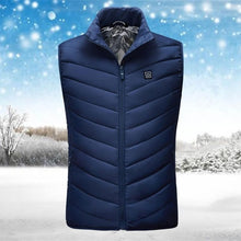 Load image into Gallery viewer, 8 Areas Heated Vest Jacket USB Men Winter Electrical Heated Sleevless Jacket Outdoor Fishing Hunting Waistcoat Hiking Vest