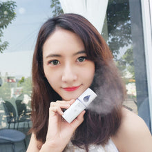 Load image into Gallery viewer, Portable Small Humidifier USB Rechargable Handheld Water Meter Charging Mini Steamed Face Humidifier With/Without Mirror
