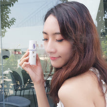 Load image into Gallery viewer, Portable Small Humidifier USB Rechargable Handheld Water Meter Charging Mini Steamed Face Humidifier With/Without Mirror
