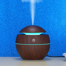 Load image into Gallery viewer, USB Aroma Diffuser  Ultrasonic Cool Mist Humidifier Air Purifier 7 Color Change LED Night light for Office Home
