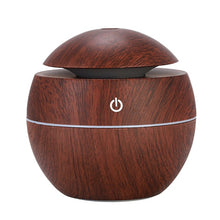 Load image into Gallery viewer, USB Aroma Diffuser  Ultrasonic Cool Mist Humidifier Air Purifier 7 Color Change LED Night light for Office Home
