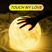 Load image into Gallery viewer, Ultrasonic Moon Air Humidifier Aroma Essential Oil Diffuser USB Mist Maker with LED Night Lamp
