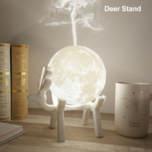 Load image into Gallery viewer, Ultrasonic Moon Air Humidifier Aroma Essential Oil Diffuser USB Mist Maker with LED Night Lamp
