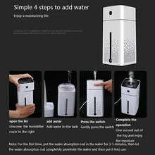 Load image into Gallery viewer, USB portable air humidifier aroma oil diffuser
