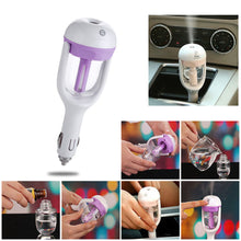 Load image into Gallery viewer, Mini 12V Car Steam Humidifier Air Purifier
